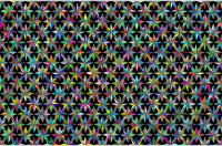 Prismatic Geometric Stars Background 2