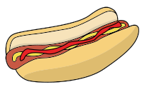 Hotdog with Ketchup