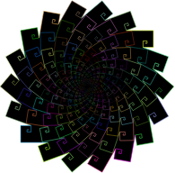 Golden Ratio Frame Geometric Vortex Prismatic