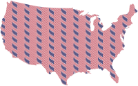 American Flag Pattern United States