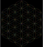 Flower Of Life Dots Prismatic
