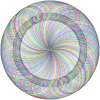 Prismatic Geometric Radial Line Art II