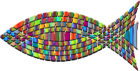 Tiled Fish Prismatic 3