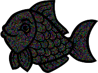 Fish Line Art Enhanced
