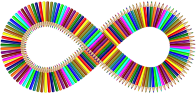 Colored Pencils Infinity