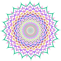 Abstract Vortex 79 Prismatic No BG