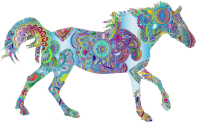 Decorated Horse Prismatic
