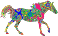 Decorated Horse Prismatic 2