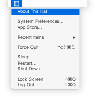 katOS Kat Menu