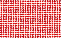 Stylized Hearts Background