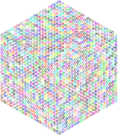 Isometric Peace Cube Prismatic No BG