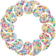 Circles Frame Design Prismatic
