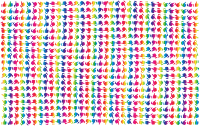 Stylized Thumbs Up Background Prismatic Variation 2 No BG