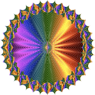 Mandala Line Art Design Chromatic