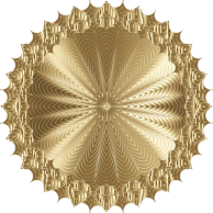Mandala Line Art Design Gold