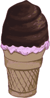 Chocolate Dip Strawberry Ice Cream