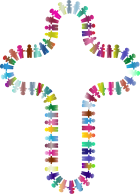 People Puzzle Cross Polyprismatic