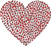 Isometric Valentines Icons Heart