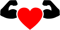 Muscular Heart Icon