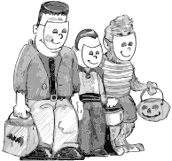 Monsters Trick Or Treating