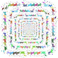 Santa Reindeer Tunnel No BG