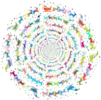 Santa Reindeer Whirlpool Polyprismatic No BG