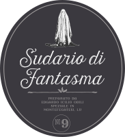 Etichetta per Halloween - Sudario di fantasma