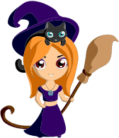 Cute Witch By iirliinnaa