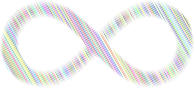 Stylized Infinity Symbol Prismatic