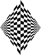 Checkered Perspective Grid 3D