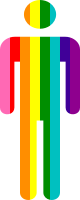LGTBiQ Stick Person