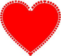 Decorative Red Heart
