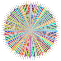 Abstract Vortex 83 Polyprismatic No BG