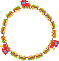 Toy Train Frame