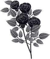 Roses And Leaves By Rajesh Misra