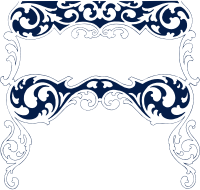 Curly Blue Frame