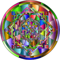 Interleaved Geometric Mandala Chromatic