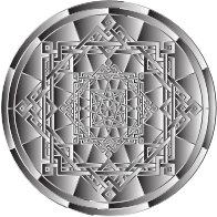 Interleaved Geometric Mandala Duochrome