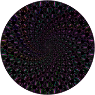 Heart Butterflies Outlines Vortex Prismatic