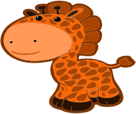Cartoon Style Giraffe