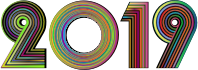 2019 Typography Polyprismatic Variation 2