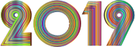 2019 Typography Polyprismatic Variation 3