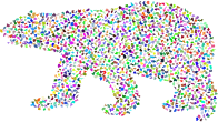 Polar Bear Random Particles Prismatic