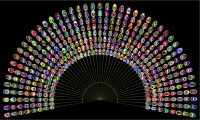 Abstract Peacock Feathers Chromatic