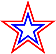 Red White Blue Star