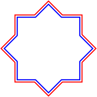 Red White Blue Frame 3