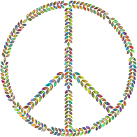 Laurel Peace Sign Polyprismatic