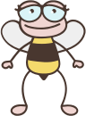 Cute bee