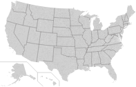 United States With County Borders