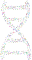 Abstract Molecular DNA Prismatic
